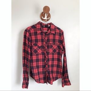 BDG Flannel Button Up Shirt- Size Medium